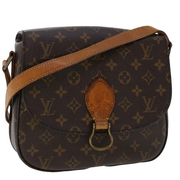 LOUIS VUITTON Monogram Saint Cloud GM Shoulder Bag M51242 LV Auth - Picture 1 of 16